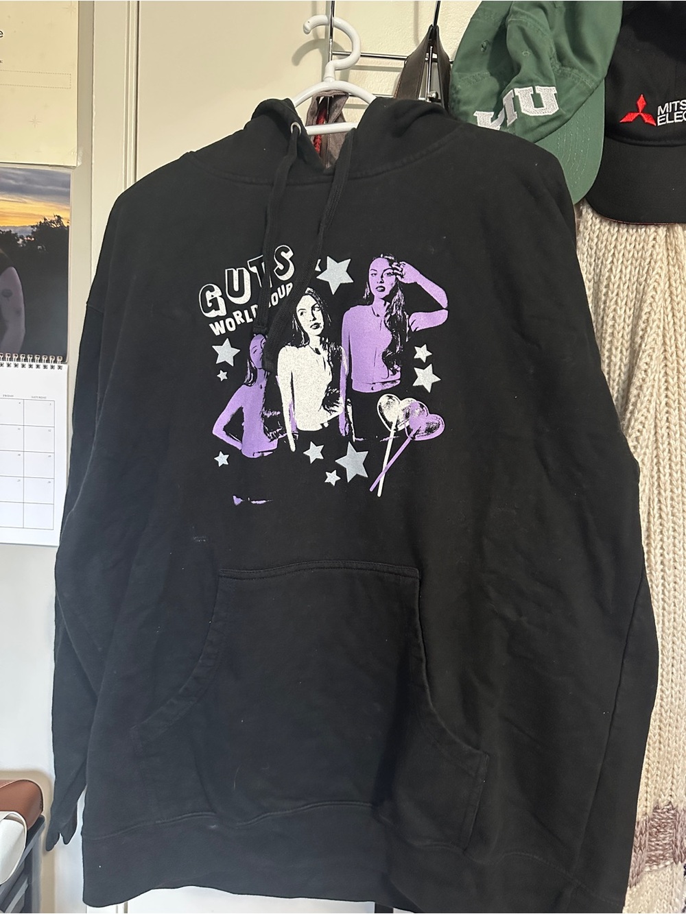Olivia Rodrigo Guts World Tour Merch Hoodie